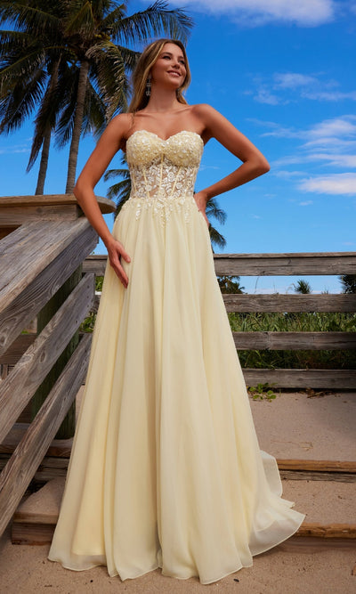Nox Anabel C1617 Strapless Sweetheart Prom Dress