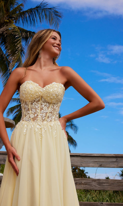 Nox Anabel C1617 Strapless Sweetheart Prom Dress