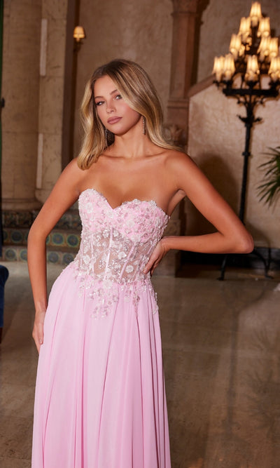 Nox Anabel C1617 Strapless Sweetheart Prom Dress