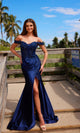 Vestido de fiesta largo con hombros descubiertos Nox Anabel C1647