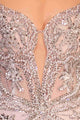 Ladivine Pearl Embellished Fit & Flare Dress