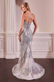 Ladivine Pearl Embellished Fit & Flare Dress