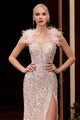 Cinderella Divine CD248 Iridescent Sequin Gown