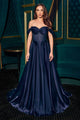 Ladivine CD297 Strapless Satin Evening Gown
