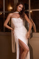 Ladivine CD383W Fitted Chiffon Wedding Dress