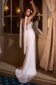 Ladivine CD383W Fitted Chiffon Wedding Dress