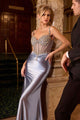 Ladivine CD757 Dress with Crystal Embellishments