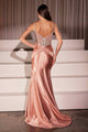 Ladivine CD757 Dress with Crystal Embellishments