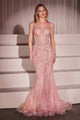 Ladivine CD759 Embellished Fit & Flare Prom Dress