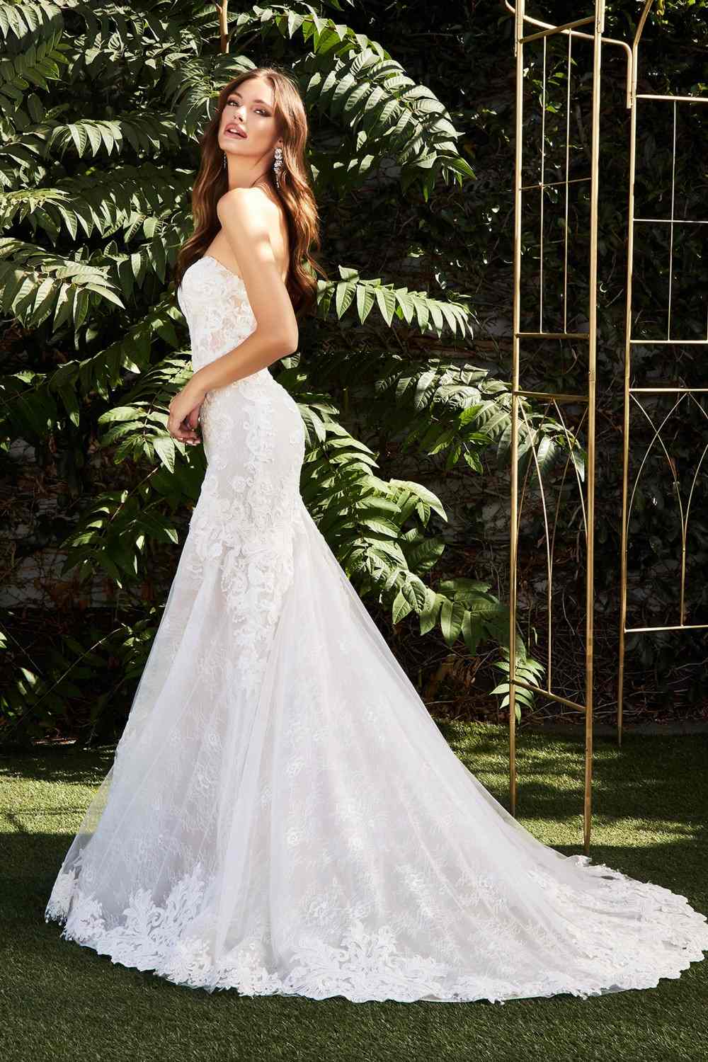 Cinderella Divine CD928 Strapless Wedding Gown