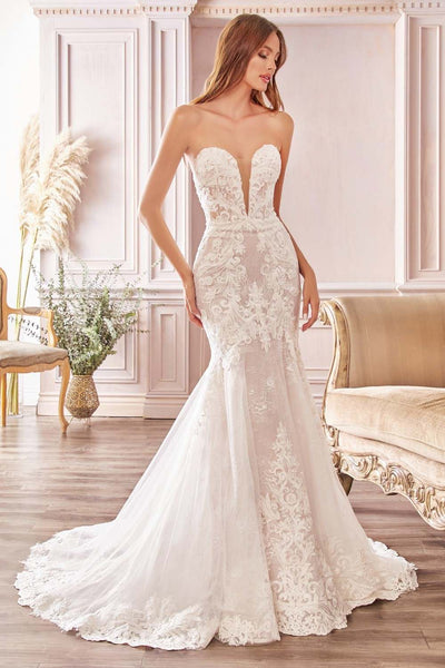 Cinderella Divine CD928 Strapless Wedding Gown