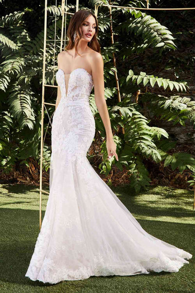 Cinderella Divine CD928 Strapless Wedding Gown
