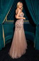 Cinderella Divine Ladivine CDS545 Strapless Mermaid Gown