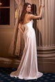 Ladivine CH351W Satin Stretch Bridal Gown