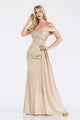Formal Dress Off The Shoulder Pleated Ruched Prom Gown By Lenovia 5320-New Collection