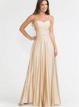 Evening Dress Spaghetti Strap Embellished Formal Gown By Lenovia 5260