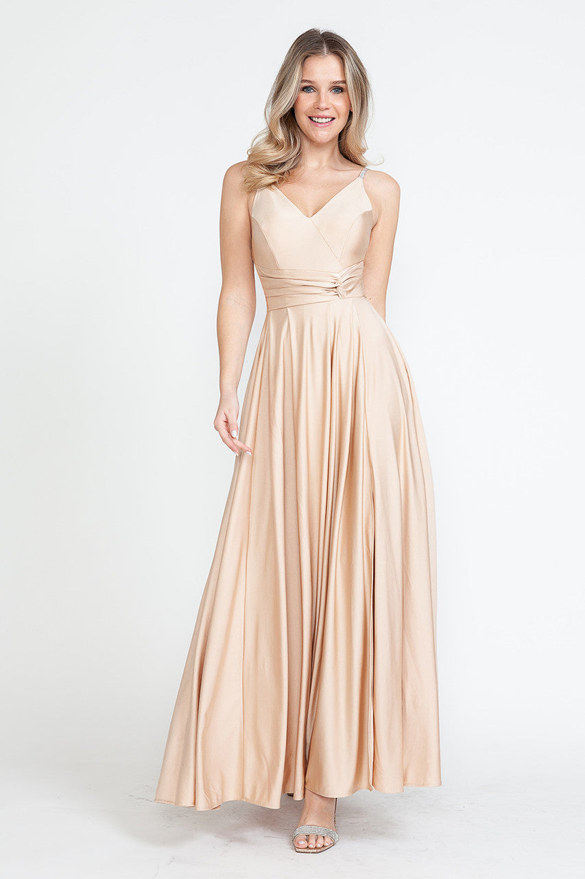 ★TILL I DIE★ Vneck long dress TISU01OP01_Beige Shop the Zariah V-Neck Maxi Dress Beige