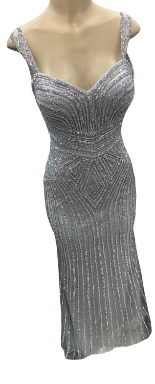 Sleeveless Beaded Mermaid Prom Dress Crystal Rhinestone Strapless Evening Gown by CT-2653
