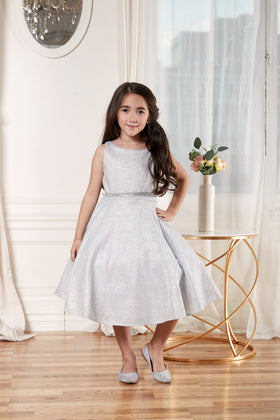 Calla D817 Glitter Sleeveless Short Dress