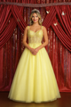 Plus Size Ball Gown in Yellow | Formal Quinceanera Dress by LK194