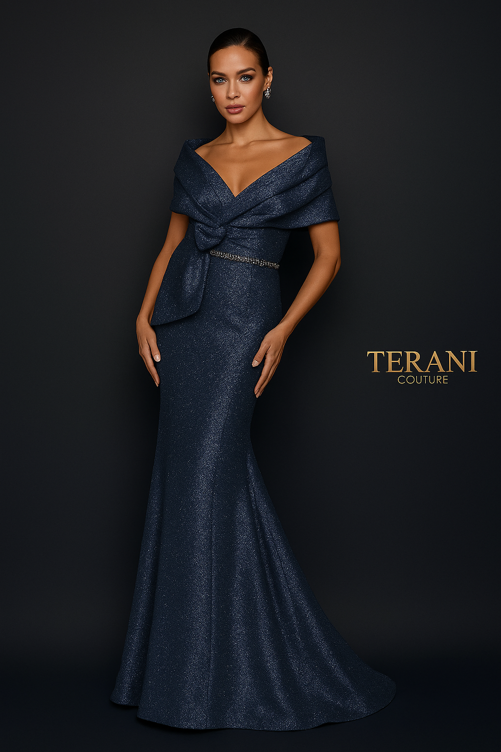 Terani Couture 1921M0726 Elegant Long Evening Gown for Mother of the Bride