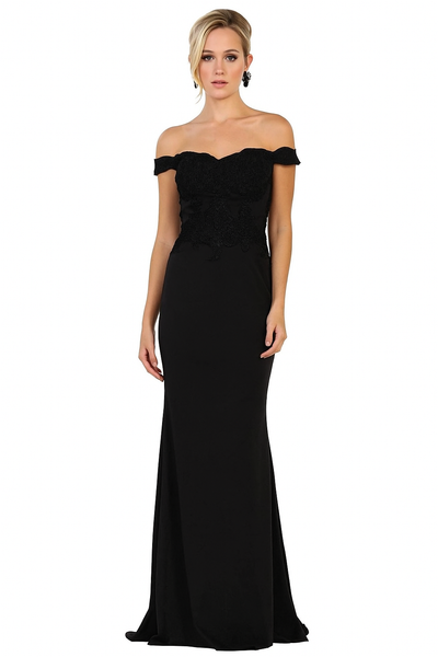 May Queen Off The Shoulder Formal Gown