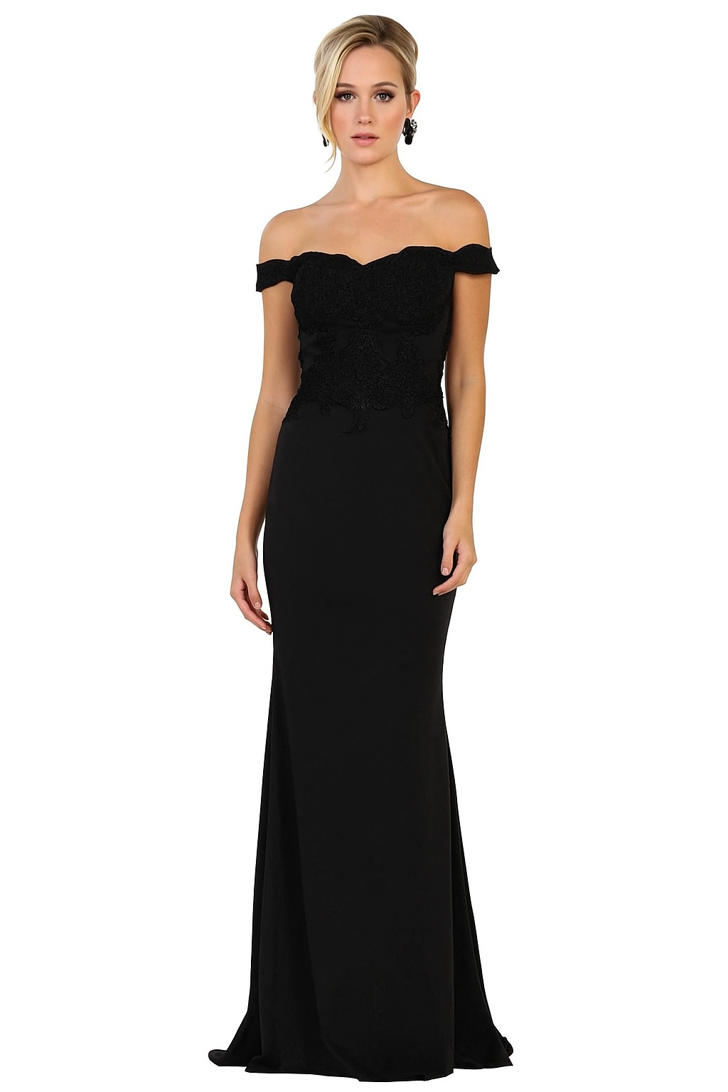 May Queen Off The Shoulder Formal Gown