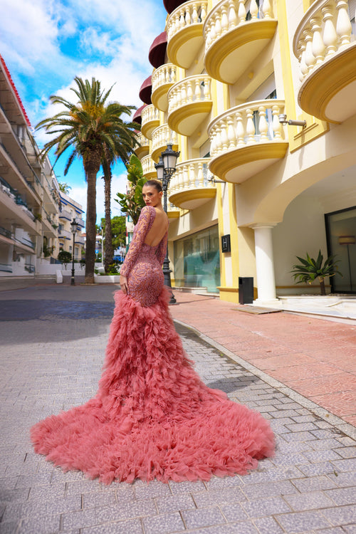 Chic and Holland Salmon Dress