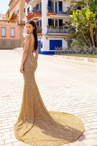Chic and Holland Gold Dress