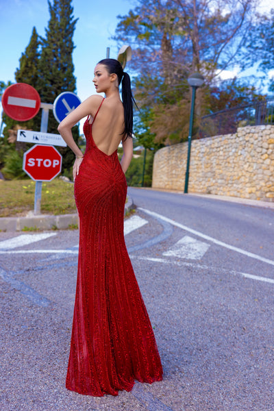 Chic and Holland Blood Red Dress