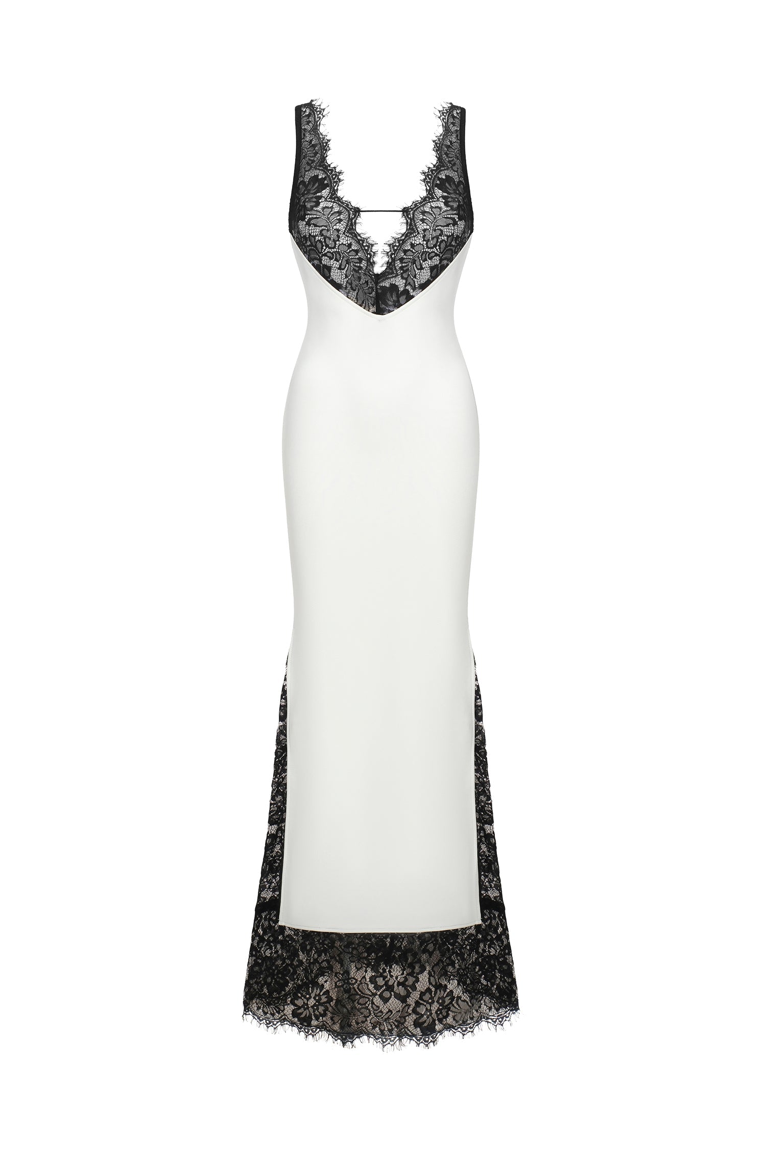 Bella Barnett White Evening Dress
