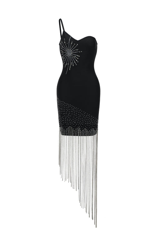 Bella Barnett Black Short Cocktail Dress