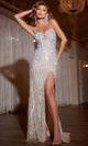 Jovani D5716 – Vestido de fiesta de lujo hasta el suelo