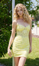 Vestido de fiesta corto de encaje Nox Anabel D980