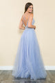 Dusty Blue Wedding Guest Dress Black Tie Formal Gown Plus Size by 8183