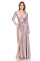 Vestido de madre de la novia, de manga larga, de Lenovia 5231