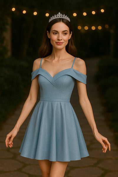 Dama Dresses for Quinceanera in Powder Blue Style 5228 Quince Outfit