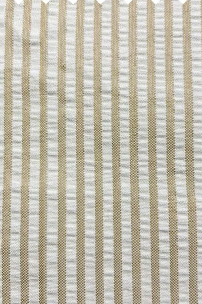 Men's Tan Seersucker Summer Suit