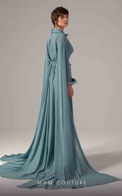 MNM Couture E0093 Cherry Long Sleeve Gown – Size 4