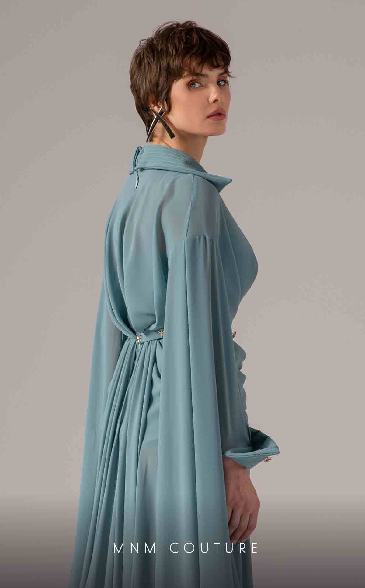 MNM Couture E0093 Cherry Long Sleeve Gown – Size 4