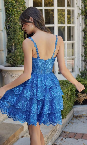 Sparkly Sequin Homecoming Dress E914 by Nox Anabel