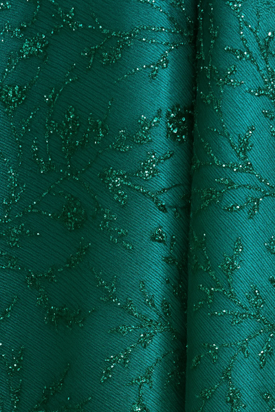 Poly USA 9204 Glitter Print Short Off Shoulder Dress
