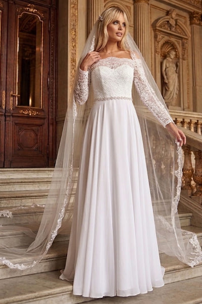 Eva USA 3414 Modest Wedding Dress Bridal Gown