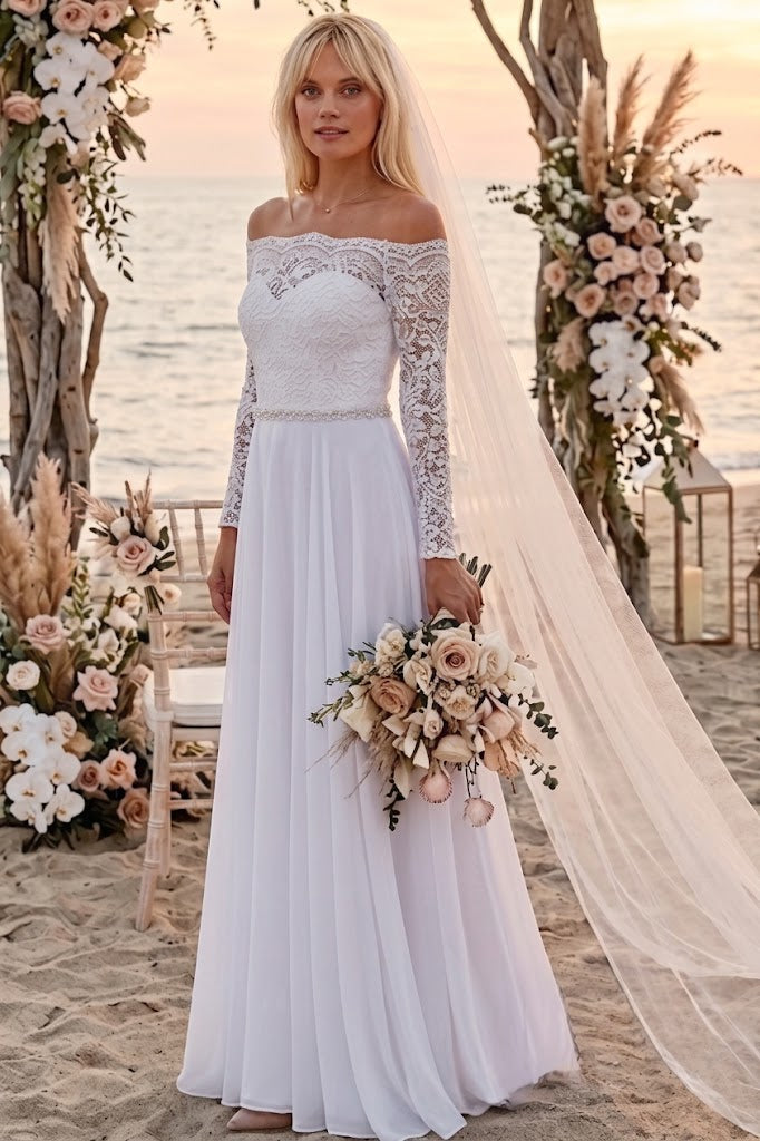 Eva USA 3414 Modest Wedding Dress Bridal Gown