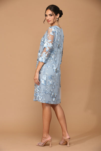 Eva USA 3351 Lace 3/4 Sleeve Mother of the Bride Dress