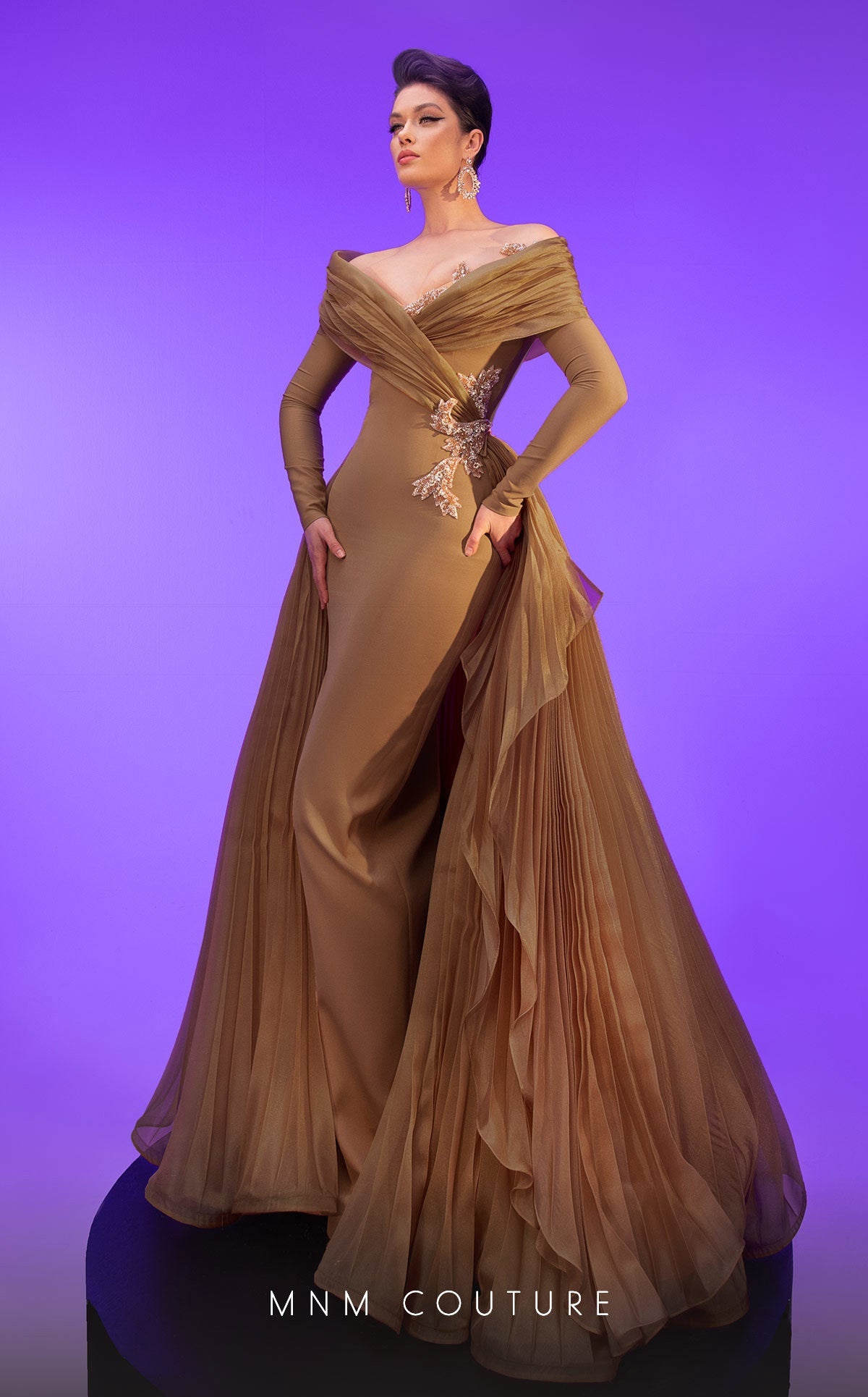 Fouad Sarkis F02800 Elegant Evening Dress