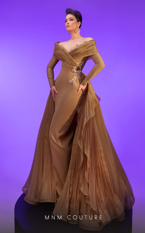 Fouad Sarkis F02800 Elegant Evening Dress