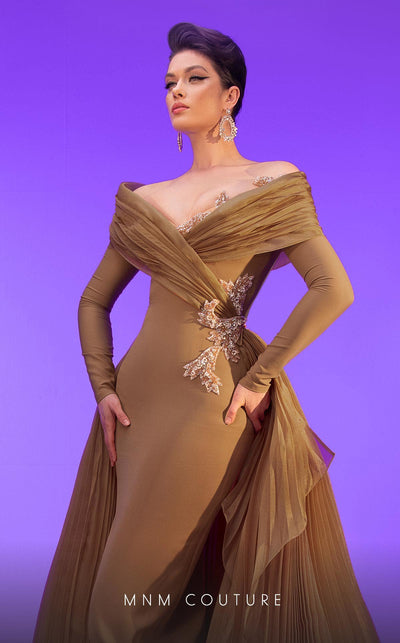 Fouad Sarkis F02800 Elegant Evening Dress