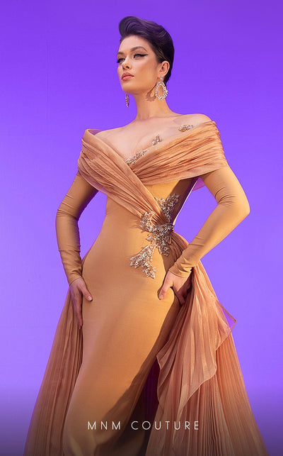 Fouad Sarkis F02800 Elegant Evening Dress