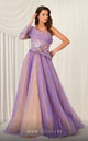 Fouad Sarkis F02807 One-Shoulder Embellished Ball Gown